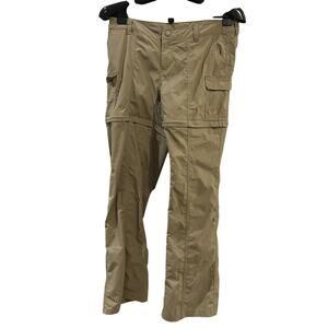 The North Face Convertible Khaki Cargo Pants Women's size 10
